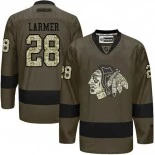 Chicago Blackhawks Steve Larmer #28 Green Camo Player Jersey Sale Size 48/M|50/L|52/XL|54/XXL|56/XXXL